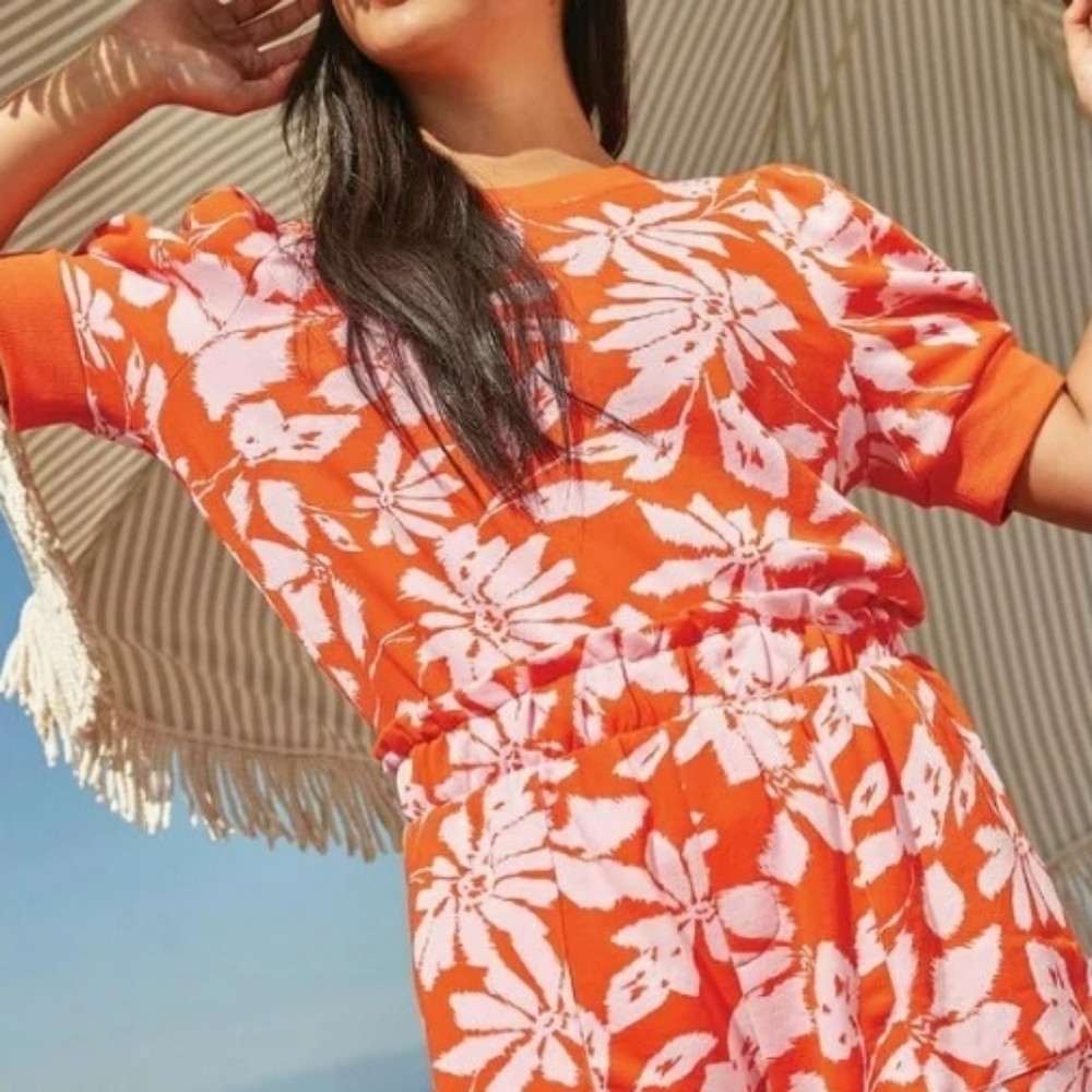 Size XXL The Get puff sleeve knit s/s sweater